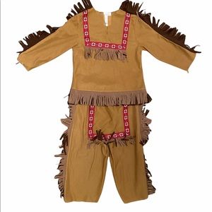 Native American Boy Indian Halloween Costume Sz S
